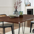 Modway Ardor 60" Live Edge Acacia Wood Acacia Wood Dining Table
