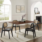 Modway Ardor 60" Live Edge Acacia Wood Acacia Wood Dining Table