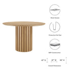 Modway Senja 47" Round Dining Table