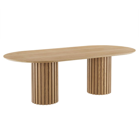 Modway Senja 95" Oval Dining Table  