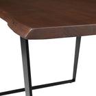 Modway Viggo 60" Live Edge Acacia Wood Acacia Wood Dining Table
