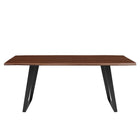 Modway Viggo 74" Live Edge Acacia Wood Dining Table