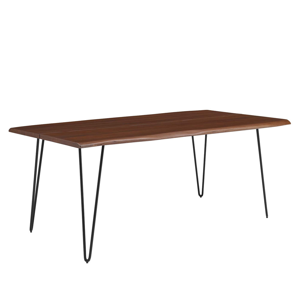 Modway Ardor 74" Live Edge Acacia Wood Acacia Wood Dining Table  