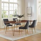 Modway Ardor 74" Live Edge Acacia Wood Acacia Wood Dining Table
