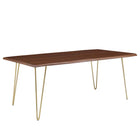 Modway Ardor 74" Live Edge Acacia Wood Acacia Wood Dining Table  