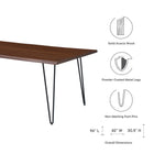 Modway Ardor 96" Live Edge Acacia Wood Acacia Wood Dining Table