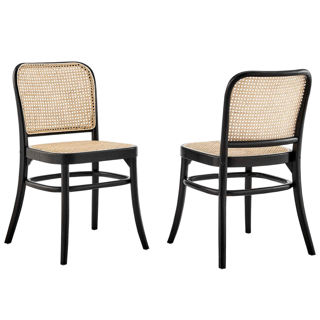 Modway Winona Wood Dining Side Chair Set of 2  