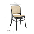 Modway Winona Wood Dining Side Chair Set of 2
