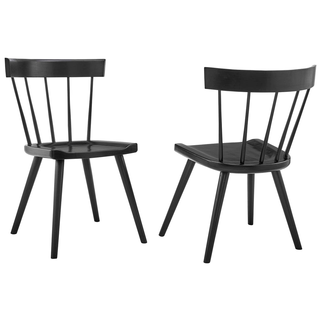 Modway Sutter Wood Dining Side Chair Set of 2  