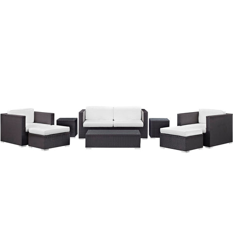 Modway Venice 8 Piece Outdoor Patio Sofa Set  