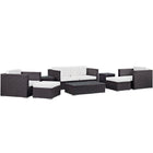 Modway Venice 8 Piece Outdoor Patio Sofa Set