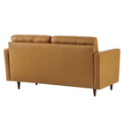 Modway Exalt Tufted Leather Loveseat