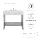 Modway Gridiron 36" Bathroom Vanity