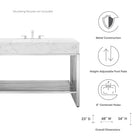 Modway Gridiron 48" Bathroom Vanity