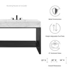 Modway Gridiron 48" Bathroom Vanity