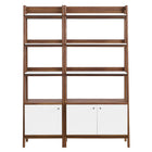 Modway Bixby Wood Bookshelves Set of 2