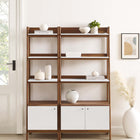 Modway Bixby Wood Bookshelves Set of 2