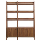 Modway Bixby Wood Bookshelves Set of 2