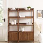Modway Bixby Wood Bookshelves Set of 2