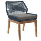Modway Wellspring 5-Piece Outdoor Patio Teak Wood Dining Set