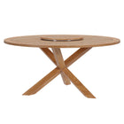 Modway Wellspring 5-Piece Outdoor Patio Teak Wood Dining Set