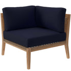 Modway Clearwater 5-Piece Outdoor Patio Teak Wood Sectional Sofa