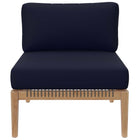 Modway Clearwater 5-Piece Outdoor Patio Teak Wood Sectional Sofa