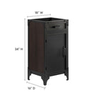 Modway Steamforge 18" Bathroom Vanity Cabinet (Sink Basin Not Included)