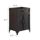 Modway Steamforge 24" Bathroom Vanity Cabinet (Sink Basin Not Included)
