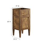 Modway Elysian 18" Wood Bathroom Vanity Cabinet (Sink Basin Not Included)