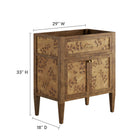 Modway Elysian 30" Bathroom Vanity Cabinet (Sink Basin Not Included)