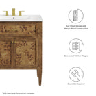Modway Elysian 30" Bathroom Vanity Cabinet (Sink Basin Not Included)