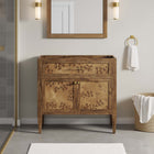 Modway Elysian 36" Wood Bathroom Vanity Cabinet (Sink Basin Not Included)
