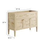 Modway Elysian 48" Wood Bathroom Vanity Cabinet (Sink Basin Not Included)