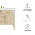 Modway Elysian 48" Wood Bathroom Vanity Cabinet (Sink Basin Not Included)