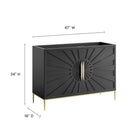 Modway Awaken 48" Double or Single Sink Compatible (Not Included) Bathroom Vanity Cabinet