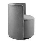 Modway Della Performance Velvet Fabric Swivel Chair