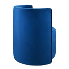 Modway Della Performance Velvet Fabric Swivel Chair