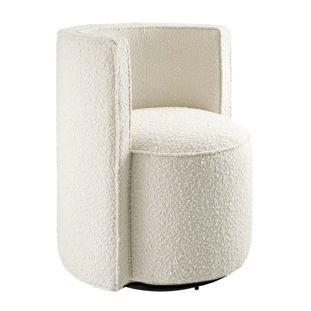 Modway Della Boucle Fabric Swivel Chair  