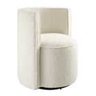 Modway Della Boucle Fabric Swivel Chair  