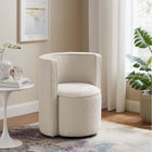 Modway Della Boucle Fabric Swivel Chair