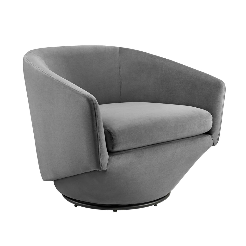 Modway Series Performance Velvet Fabric Swivel Chair  