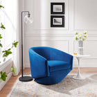 Modway Series Performance Velvet Fabric Swivel Chair