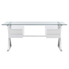 Modway Sector 71" Glass Top Glass Office Desk