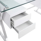 Modway Sector 71" Glass Top Glass Office Desk