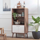 Modway Transmit Display Cabinet Bookshelf