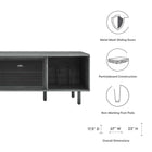 Modway Kurtis 67" TV and Vinyl Record Stand