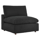 Modway Commix Down Filled Overstuffed Boucle Fabric Armless Chair  