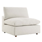 Modway Commix Down Filled Overstuffed Boucle Fabric Armless Chair  