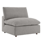 Modway Commix Down Filled Overstuffed Boucle Fabric Armless Chair  